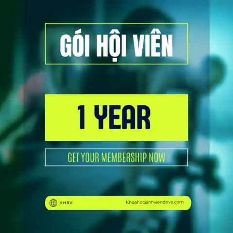 GÓI HỘI VIÊN 1 NĂM - TRUY CẬP TOÀN BỘ KHÓA HỌC